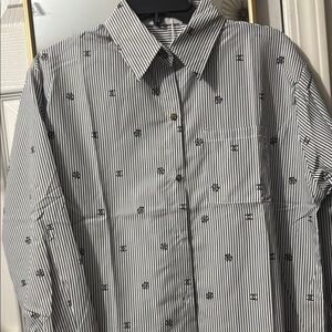 Striped Black and White Shirt